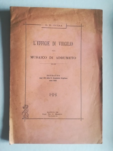 L'effigie di Virgilio nel musaico di Adrumeto