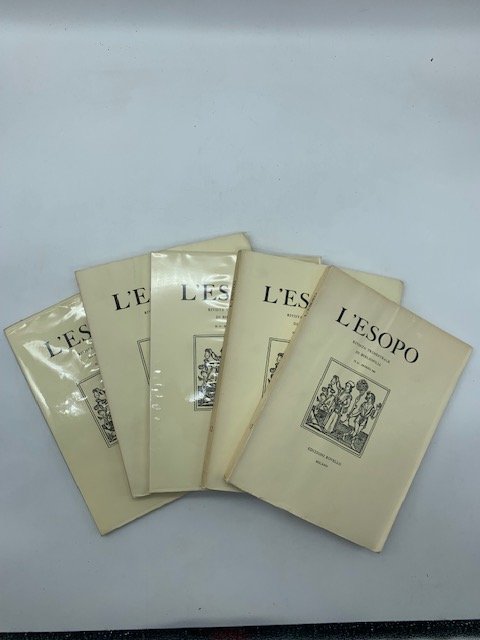 L'esopo rivista trimestrale di bibliofilia. voll. n. 9 - 10 …