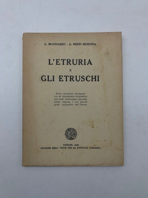 L'Etruria e gli Etruschi