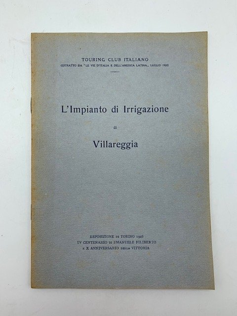 L'impianto di irrigazione di Villareggia