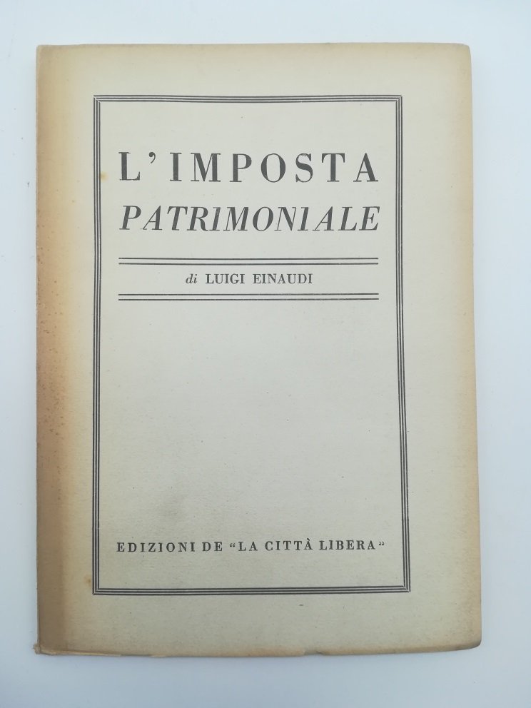 L'imposta patrimoniale
