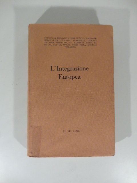 L'integrazione europea