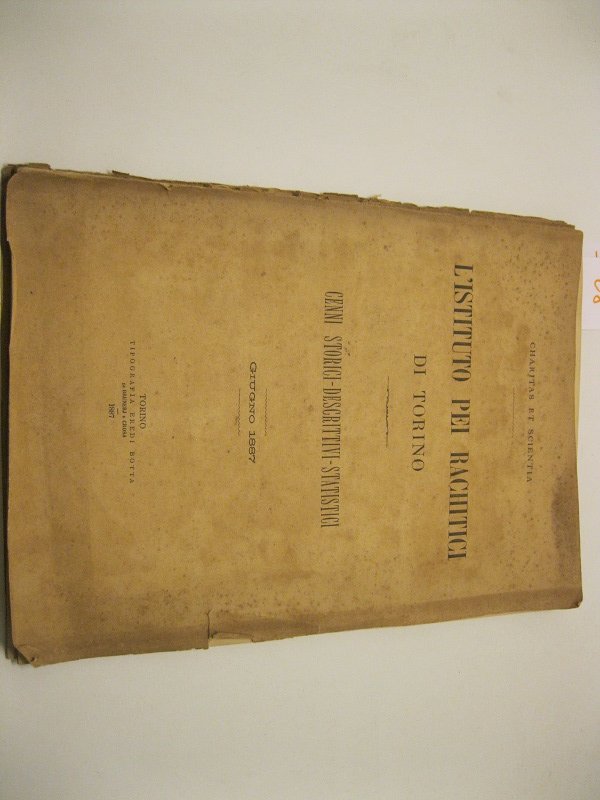 L'Istituto pei rachitici di Torino. Cenni storici-descrittivi-statistici. Giugno 1897