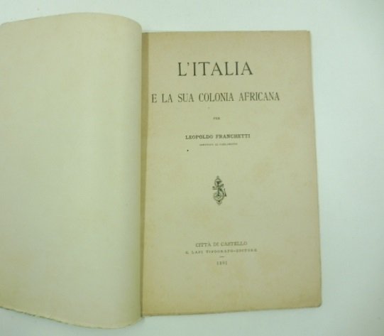 L'Italia e la sua colonia africana