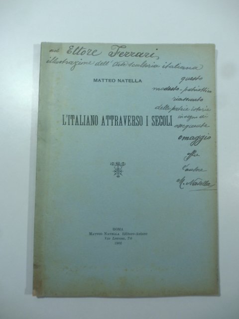 L'italiano attraverso i secoli