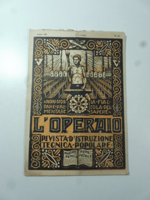 L'operaio. Rivista d'istruzione tecnica popolare. Biella, 30 giugno 1927