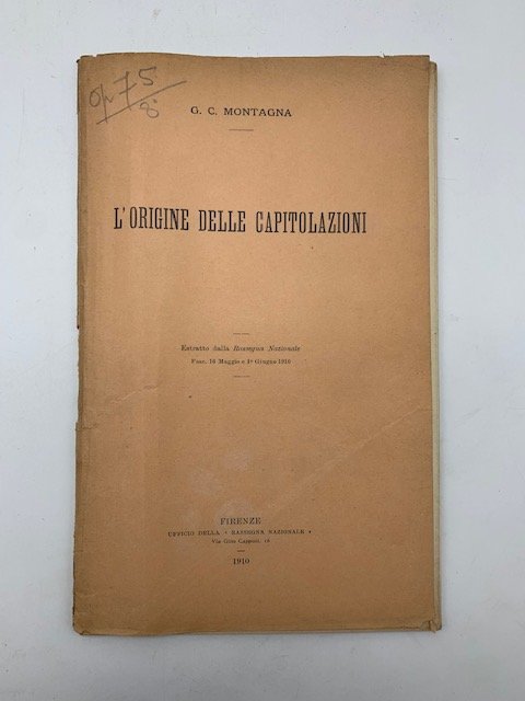 L'origine delle capitolazioni