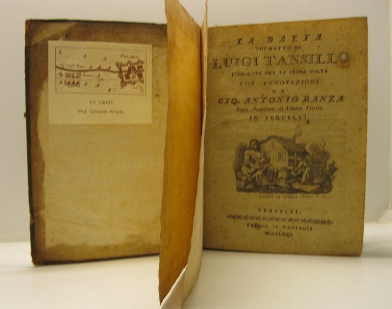 La balia poemetto di Luigi Tansillo pubblicato ora la prima …