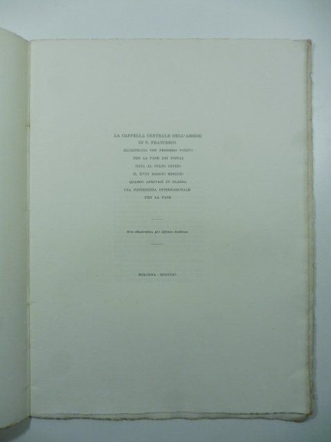 La cappella centrale dell'abside in S. Francesco ricostruita con pensiero …