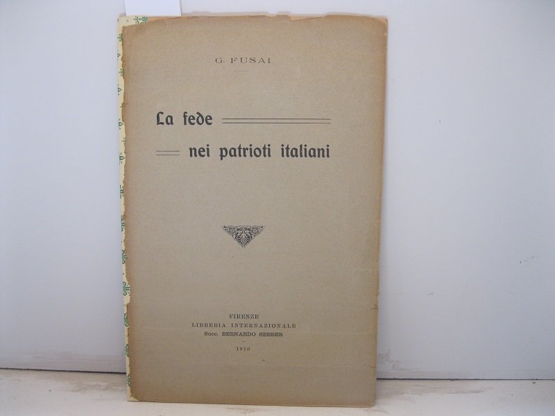 La fede nei patrioti italiani