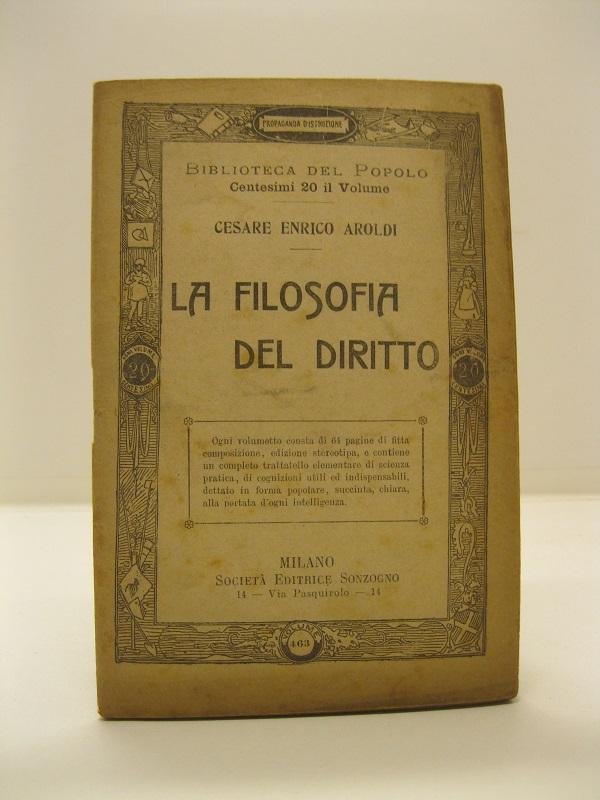 La filosofia del diritto