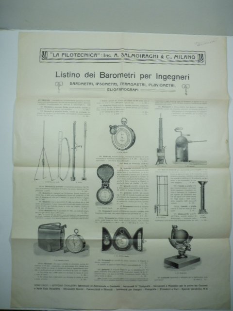La Filotecnica Ing. A. Salmoiraghi & C. Listino dei barometri …