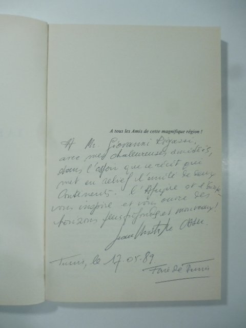 La force de l'amour. Roman. Copia con dedica dell'autore (signed …