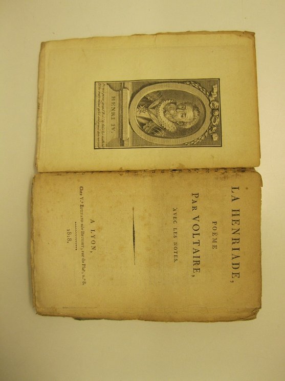 La Henriade. Poeme par Voltaire avec les notes | Immagine principale