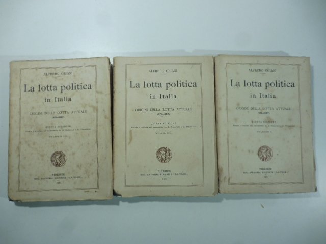 La lotta politica in Italia. Origini della lotta attuale (476-1887)