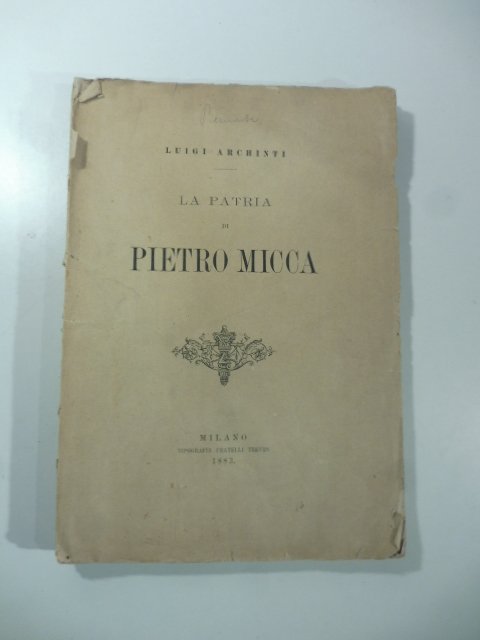 La Patria di Pietro Micca