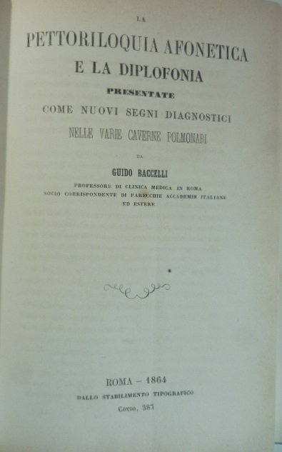 La pettoriloquia afonetica e la diplofonia presentate come nuovi segni …