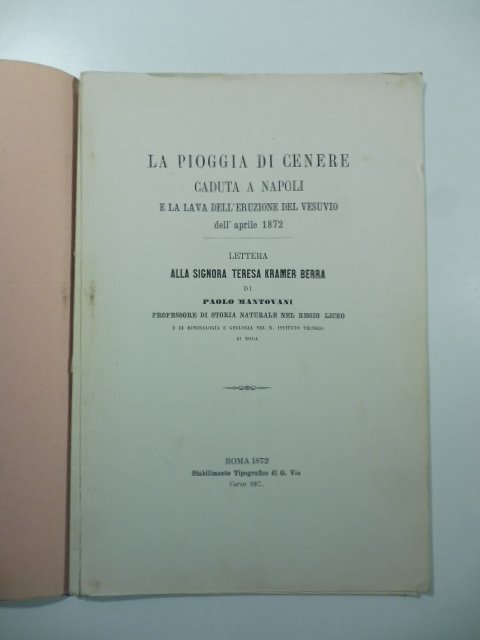 La pioggia di cenere caduta a Napoli e la lava …