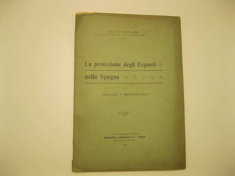 La protezione degli Esposti nella Spagna (inclusa y maternidad)