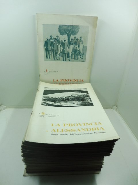 LA PROVINCIA DI ALESSANDRIA. Rivista mensile dell'amministrazione provinciale.