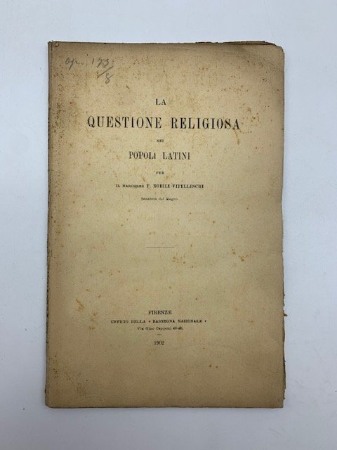 La questione religiosa nei popoli latini