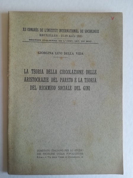 La teoria della circolazione delle aristocrazie del Pareto e la …