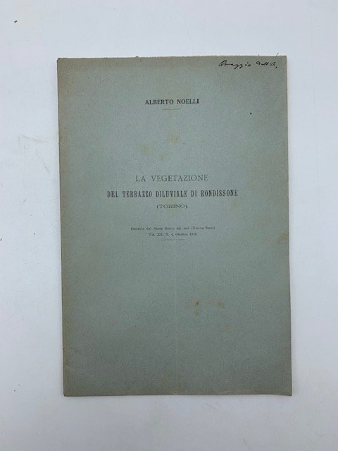La vegetazione del terrazzo diluviale di Rondissone (Torino)