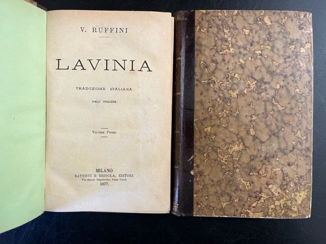Lavinia. Traduzione italiana dall'inglese. Volumi I-II | Immagine principale