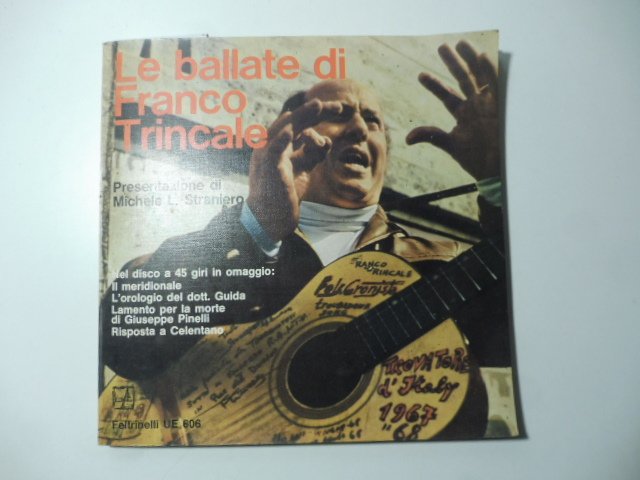 Le ballate di Franco Trincale con un disco a 45 …