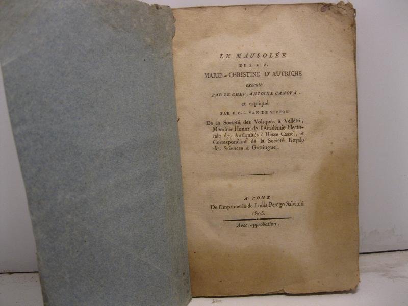 Le mausolee de S. A. R. Marie-Christine d'Autriche execute' par …