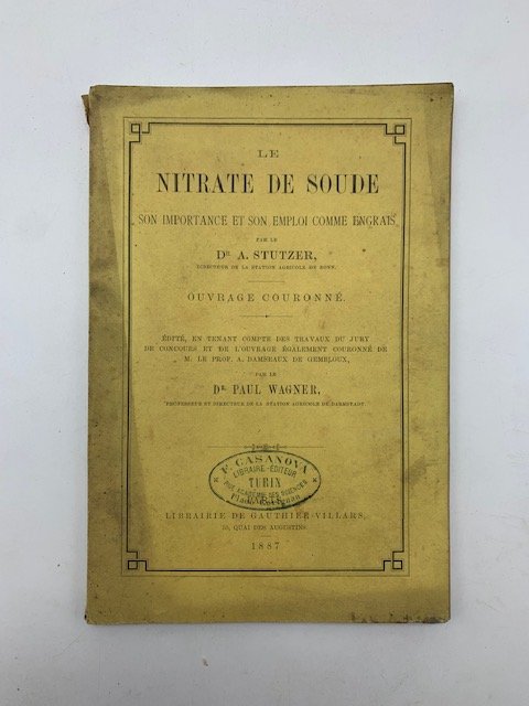 Le nitrate de soude. Son importance et son emploi comme …