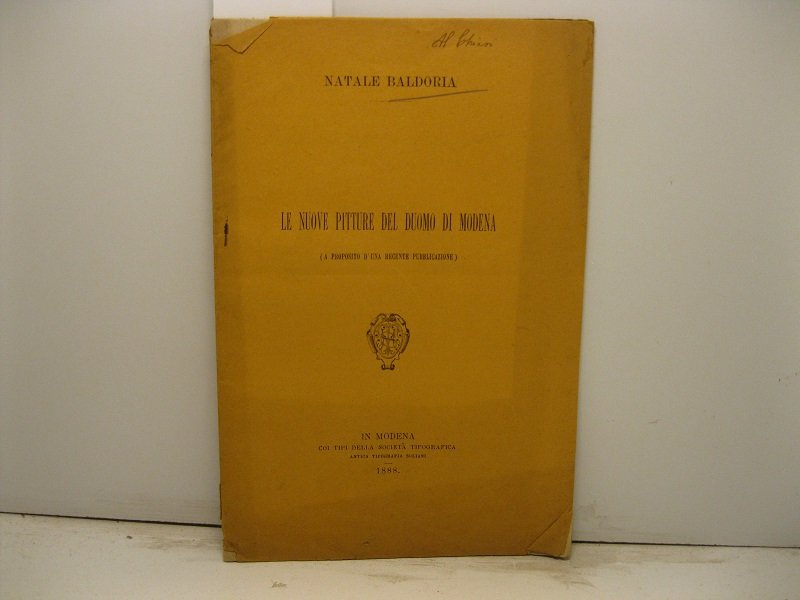 Le nuove pitture del Duomo di Modena (a proposito d'una …
