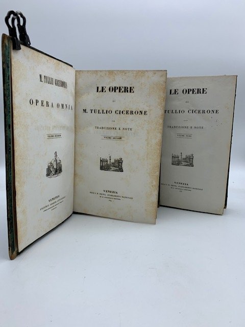 Le opere di M. Tullio Cicerone con traduzione e note. …