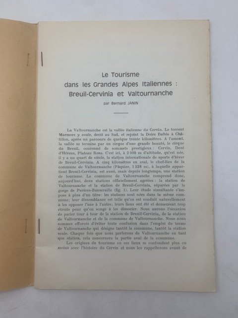 Le Tourisme dans les Grandes Alpes Italiannes: Breuil-Cervinia et Valtournanche. | Immagine principale