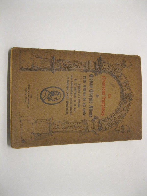 Les Chansons francaises de Giovan Giorgio Alione, poete Astesan du … | Immagine principale