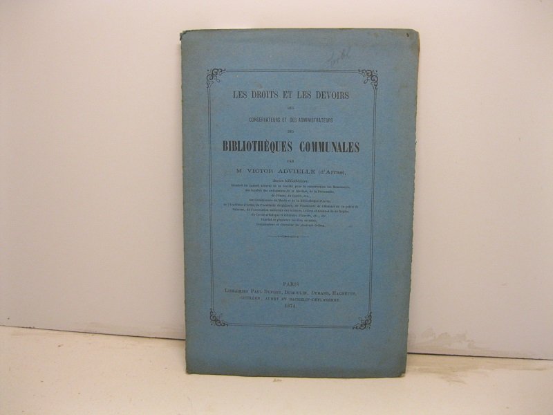 Les droits et les devoirs des conservateurs et des adminstrateurs …