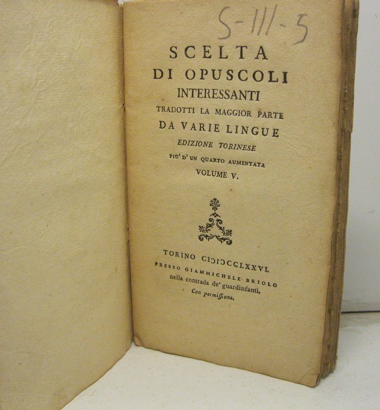 Lettera sulla circolazione del fluido scoperto in varie piante.; Lettera …
