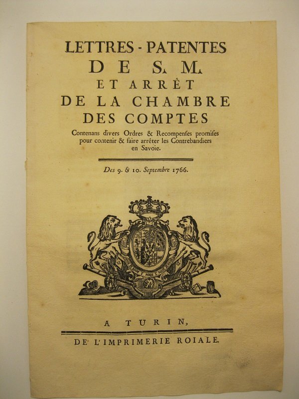 Lettres patentes de S. M. et arret de la chambre … | Immagine principale
