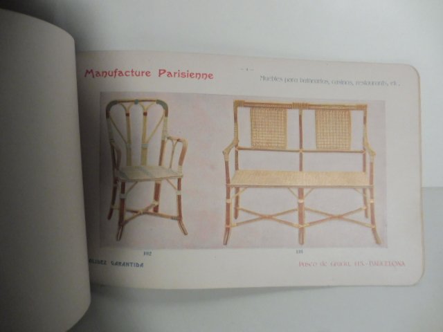 Manufacture parisienne. Fabrica de muebles de junco esmaltado