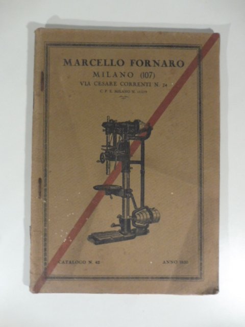 Marcello Fornaro, Milano. Catalogo n. 42