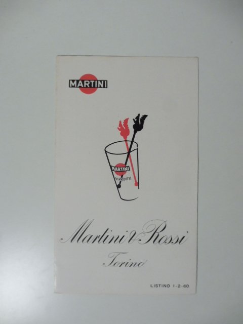 Martini & Rossi, Torino, pieghevole pubblicitario