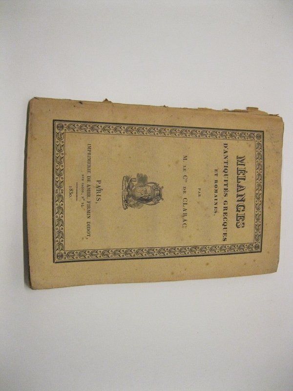 Melanges d'antiquites grecques et romaines ou observations sur les plusieurs … | Immagine principale