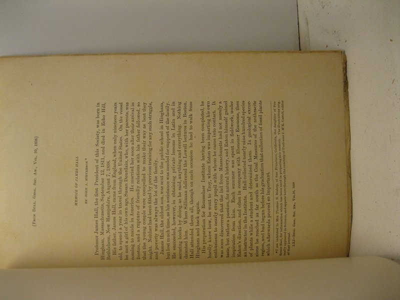 Memoir of James Hall