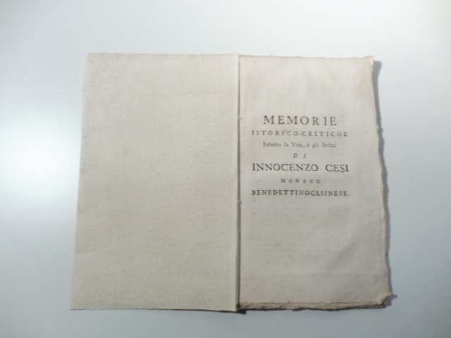 Memorie istorico-critiche intorno la vita e gli scritti di Innocenzo …