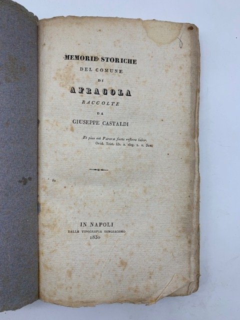Memorie storiche del Comune di Afragola