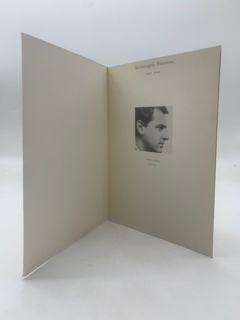 Michelangelo Pistoletto. Opere recenti. Galatea - Galleria d'Arte contemporanea, Torino