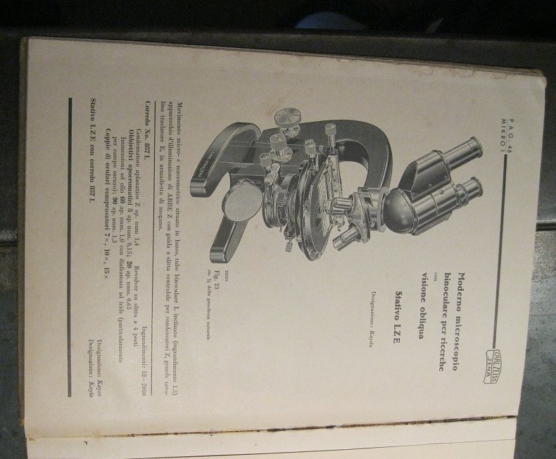 Microscopi ed apparecchi accessori Zeiss