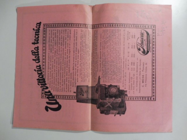 Modo di usare l'apparecchio Jhagee Reflex brevettato. Pieghevole pubblicitario