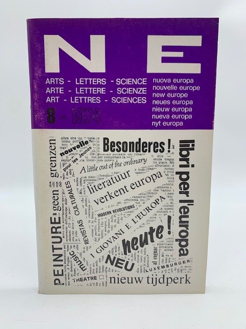 NE. New Europe. Arts-Letters-Science, 8-1974