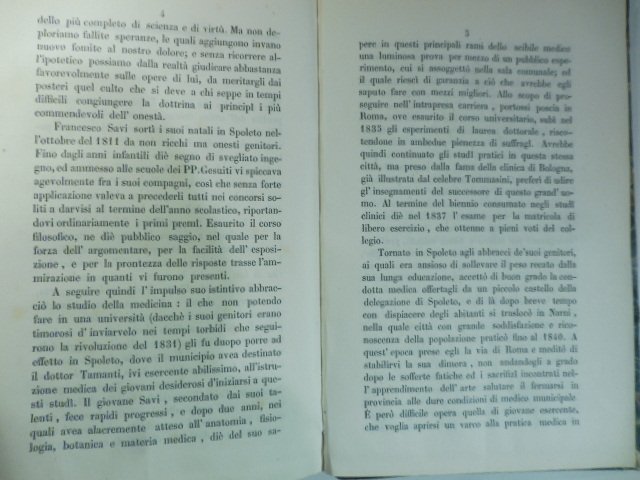 Necrologia del dottor Francesco Savi